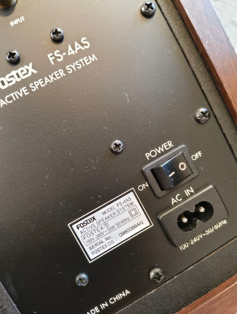 FOSTEX FS-4AS アクティブスピーカー ペア 　ハイレゾ対応