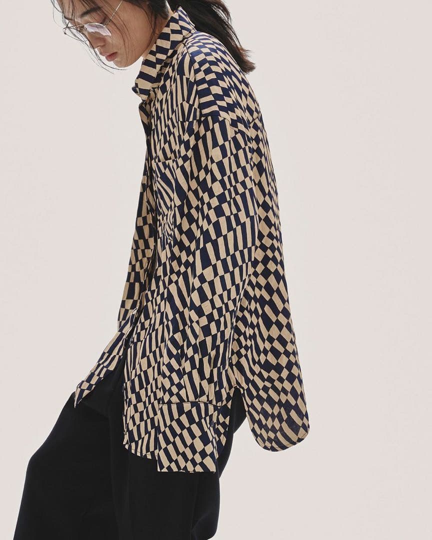 funnyさま専用 新品未使用 TODAYFUL ジオメトリック オーバーシャツ