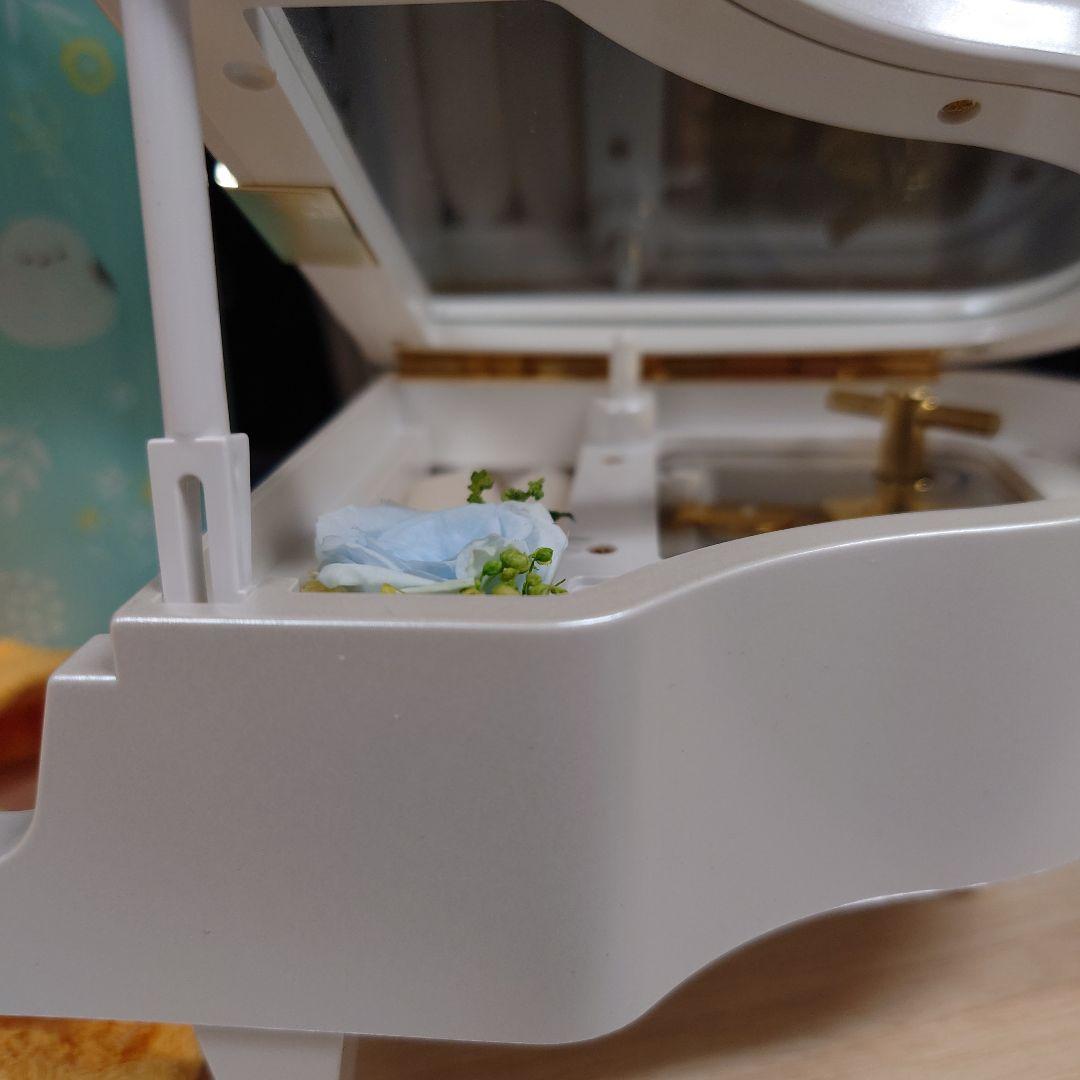 ホワイト ピアノ型オルゴール