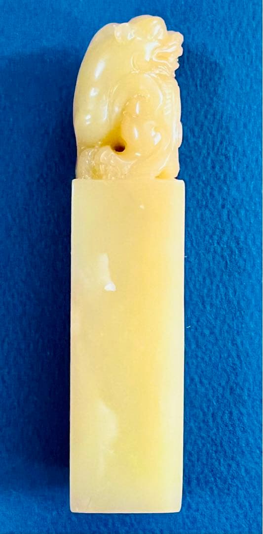 寿山・芙蓉石　印材　2.1×2.2×9.2