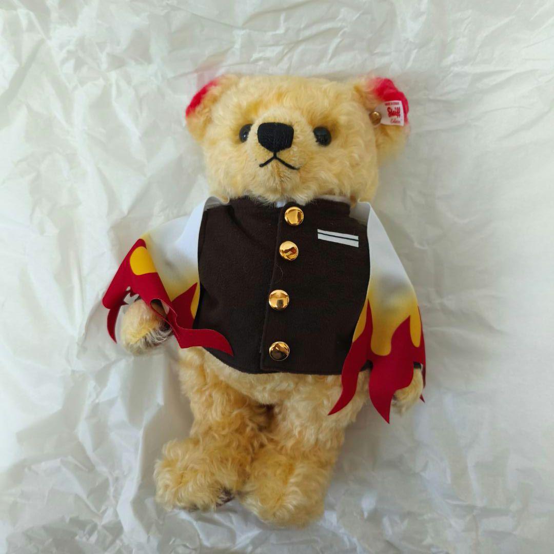 シュタイフ　鬼滅の刃　コラボテディベア　煉獄杏寿郎モデル【未使用・未展示品】