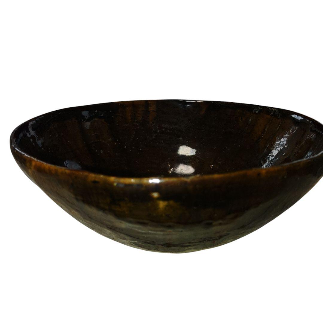 大樋焼　江戸時代　中興の祖五代目「大樋勘兵衛」黒茶碗 二重箱　希少品　茶道
