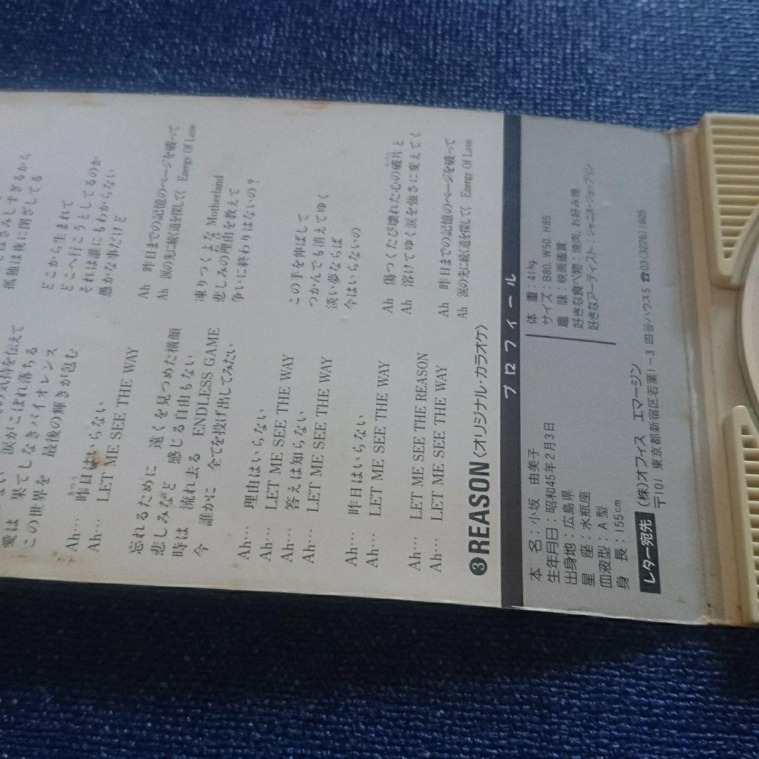 「宇宙の騎士テッカマンブレード」～リーズン 8センチシングル 8cm短冊CDS