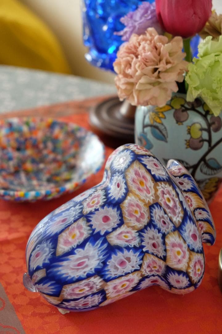 アンティーク ランプ 照明 ライト/吹きガラス/フランス/ムラノガラス ムラーノ