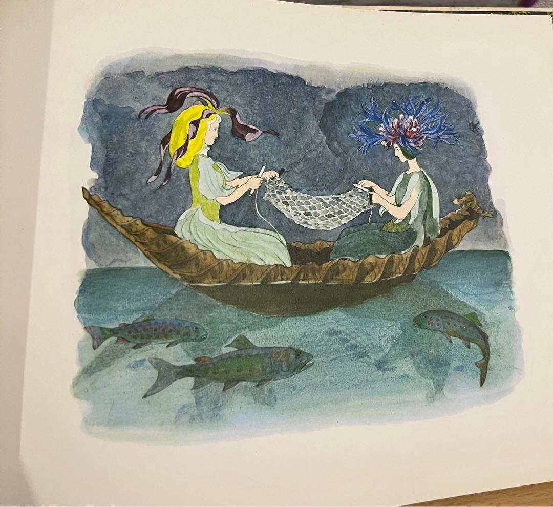 No.95希少 洋書 古書 絵本Alpenblumenmärchenアンティーク