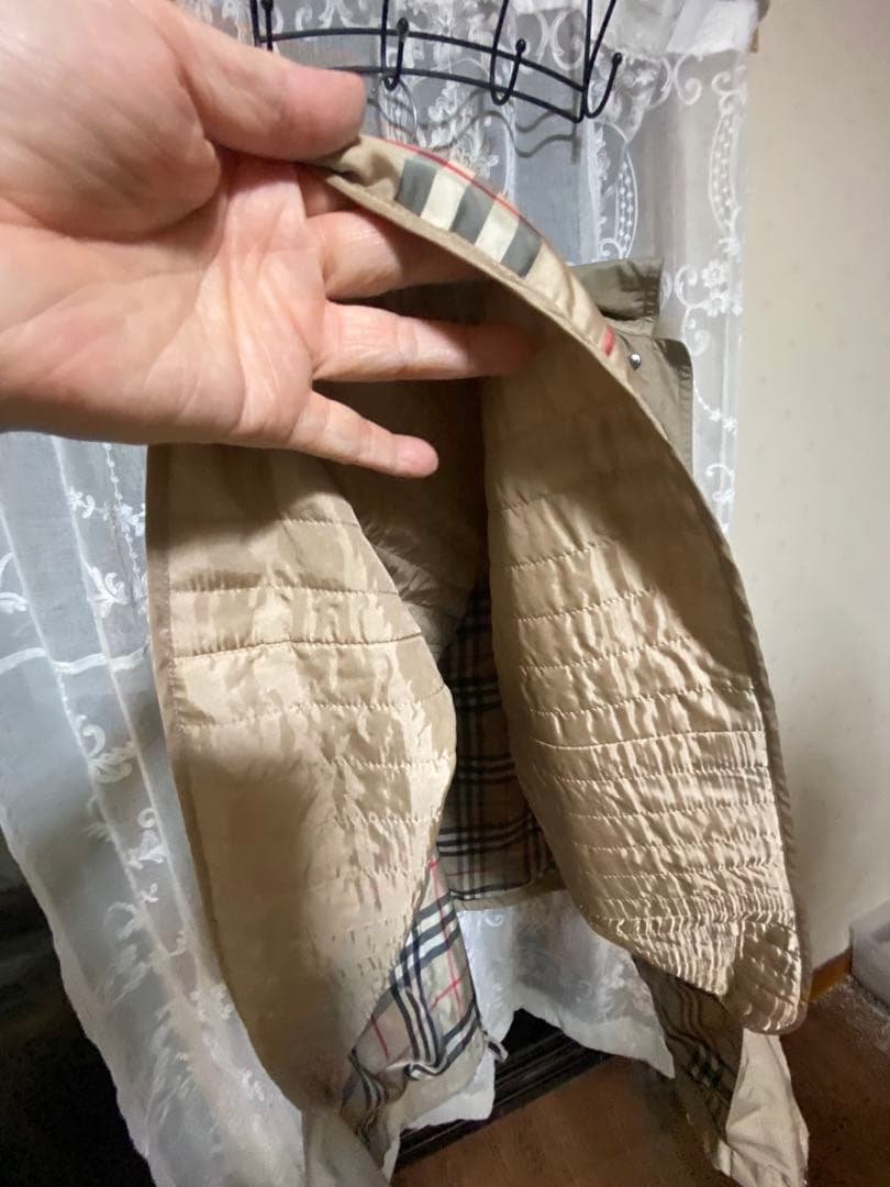 sweet 　　　新品　バーバリーロンドン　　ライナーファー付き