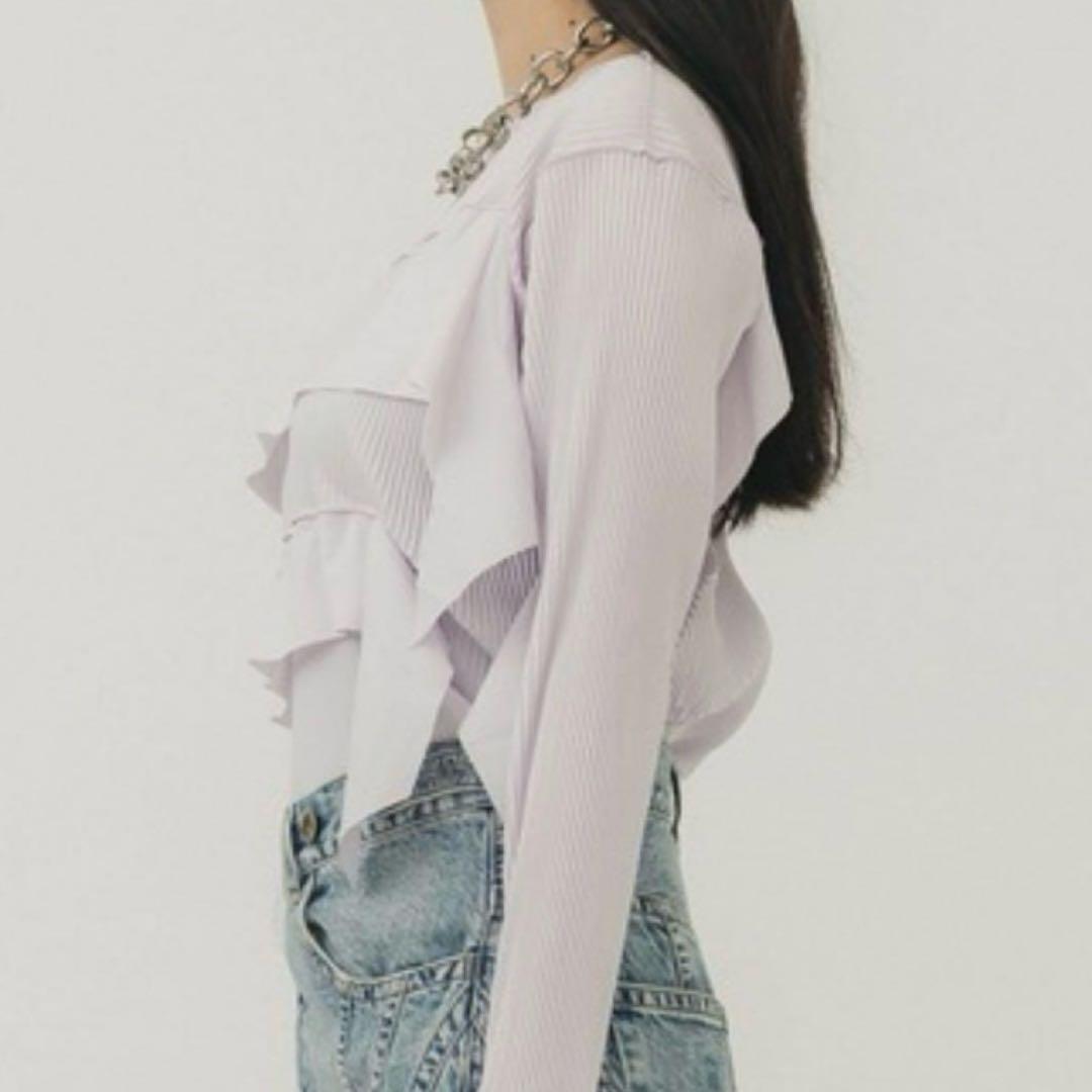 kotohayokozawaコトハヨコザワ todoウェーブロングスリーブトップ