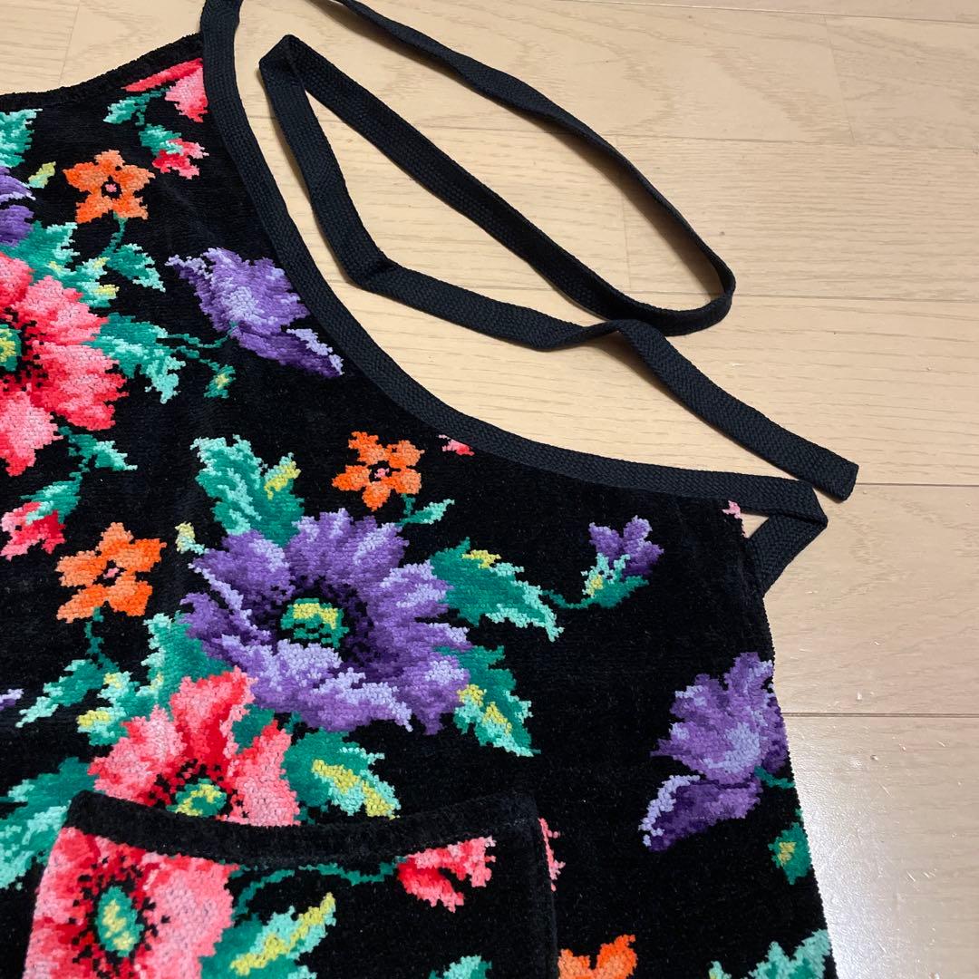 FEILER フェイラー シュニール織 エプロン ポピーズ