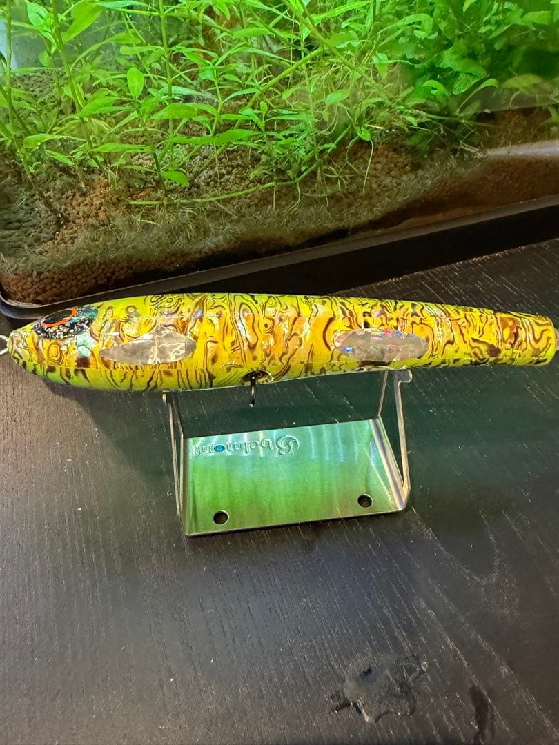 大型ポッパー 約20cm 黄緑 タイガー柄 未使用 マグロ ヒラマサ