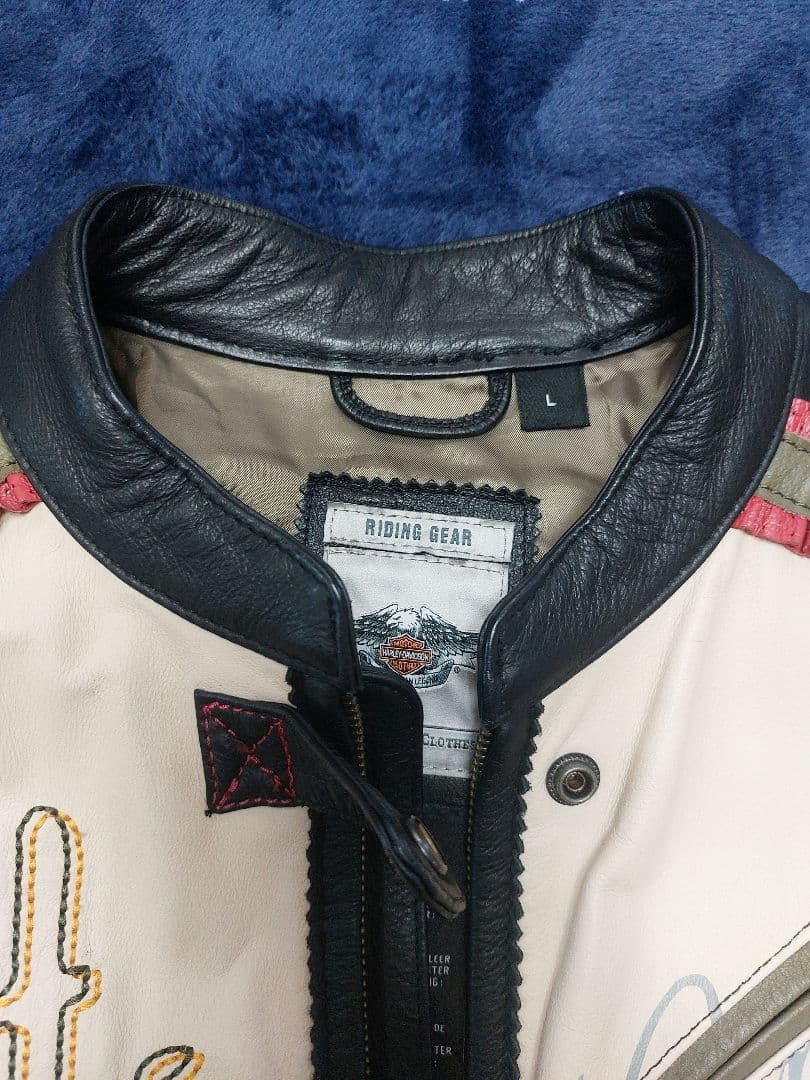Harley Davidson レザージャケット パーカー レディースL メンズ