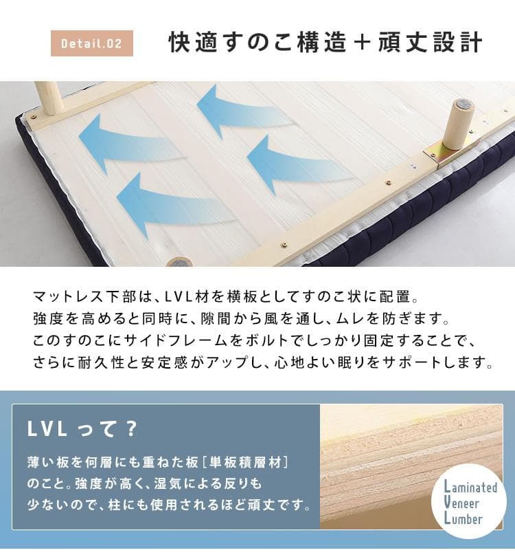 脚付きウレタンロールマットレス シングルサイズ