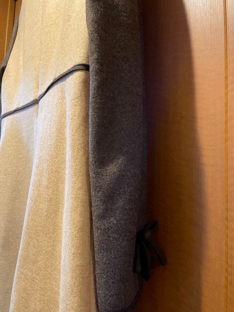 未使用に近い　美品　エムズグレイシー　ウール長袖　ワンピース　40 M〜L