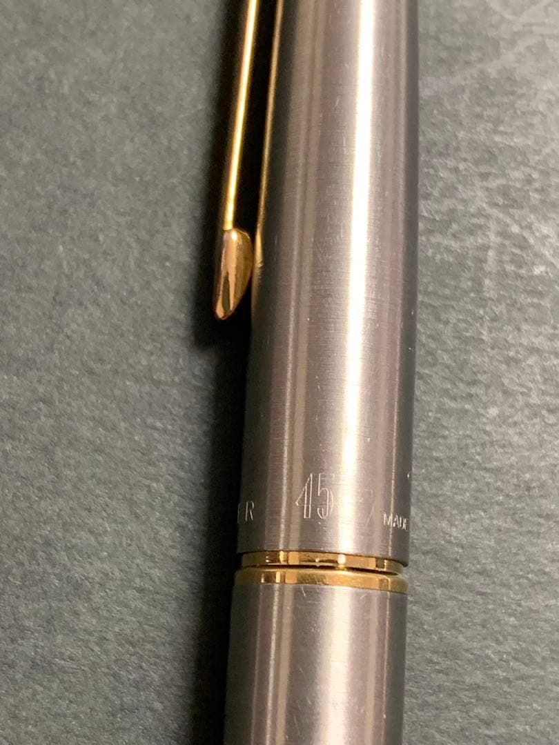 希少 名品 Parker 45 万年筆USA 初期 ペン先14K X極細