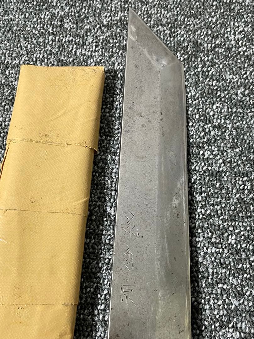 日本製 出刃包丁 木製ハンドル