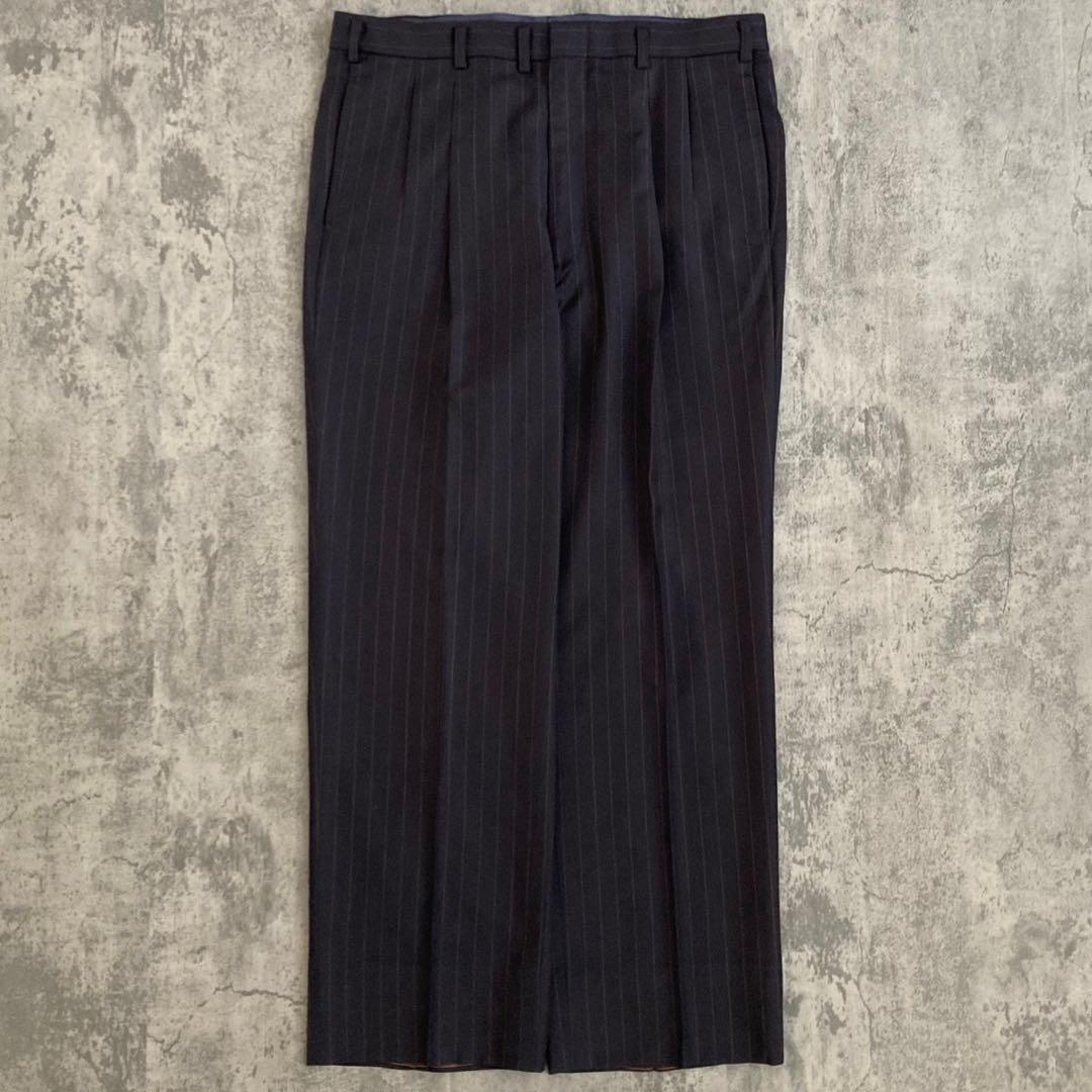 極美品 極上ウールダブルスーツ × Yves Saint Laurentネクタイ