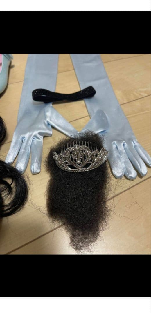 ビビデバビデブティック プレミアムシンデレラ ドレス130cmシューズ21cm