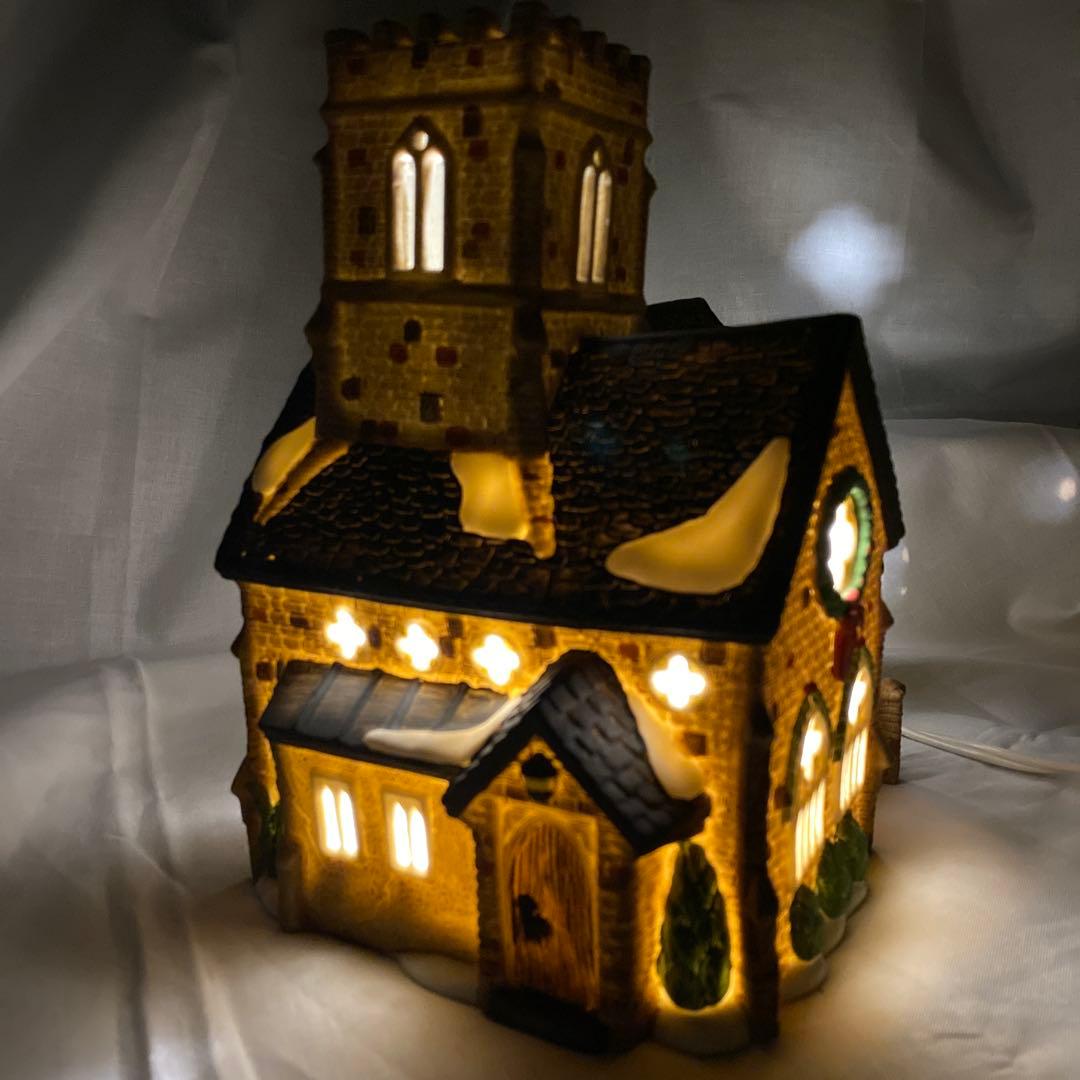 クリスマス DEPARTMENT 56 \"Knottinghill Church\"1989