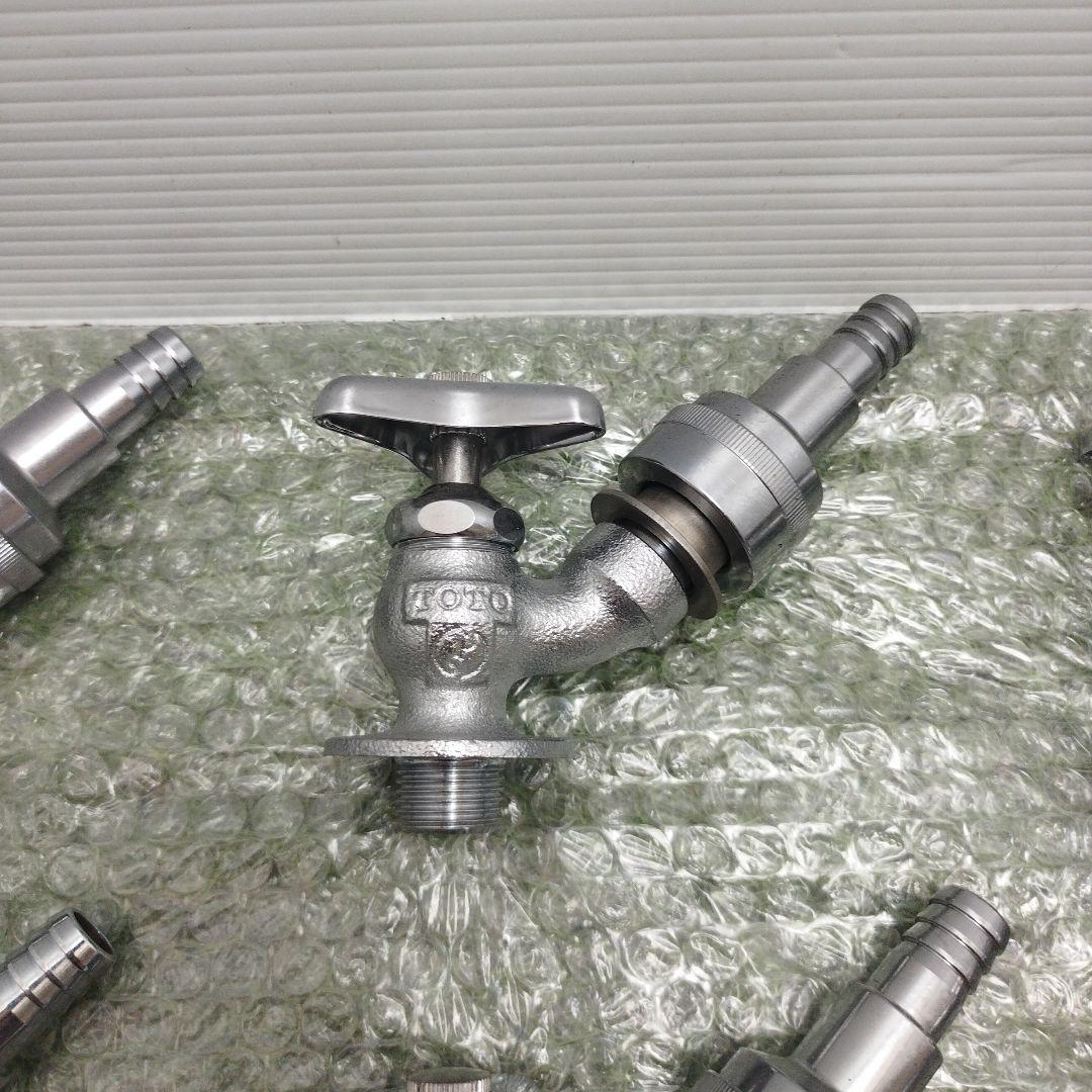 金属製 蛇口 12個セット TOTO　散水栓13 T28-13