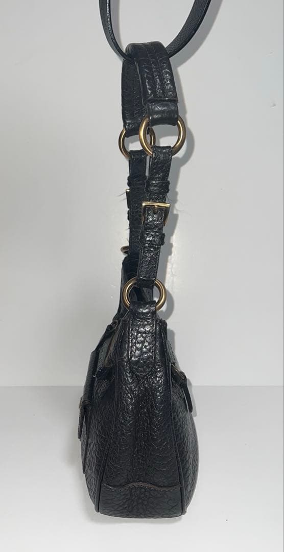 プラダ PRADA ヴィンテージ オールレザー セミショルダーバッグ