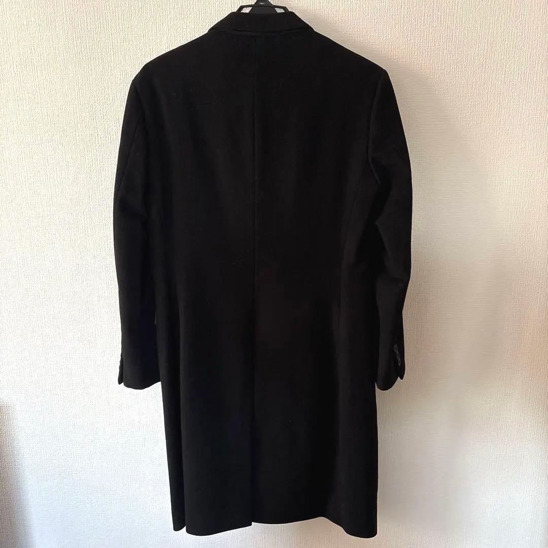 CK   ブラック ダブルブレストコート