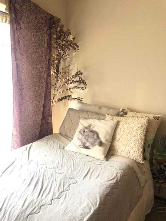 ホワイト北欧風二層ベッド