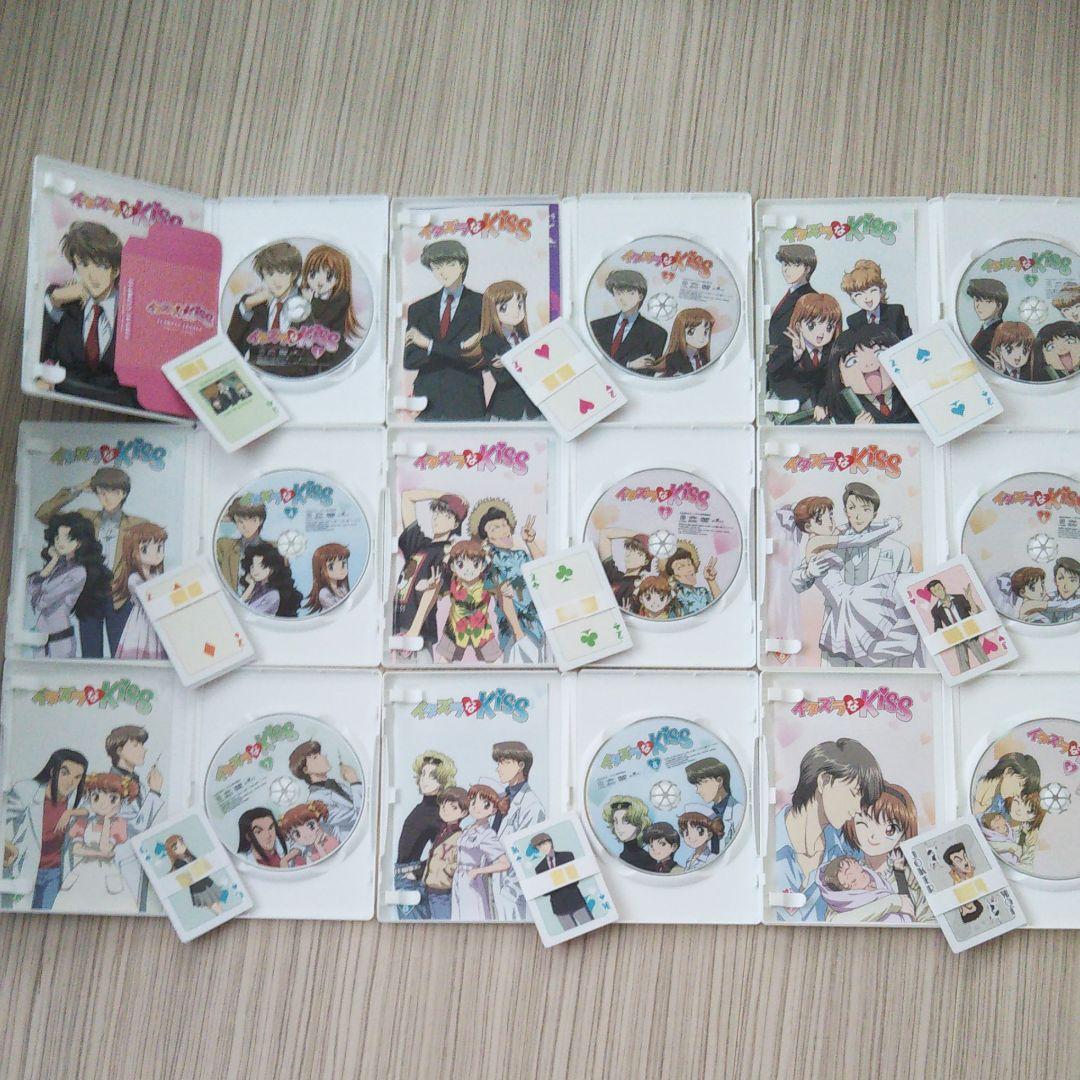 イタズラなKiss 　1～9　アニメ DVD　特典トランプ付き