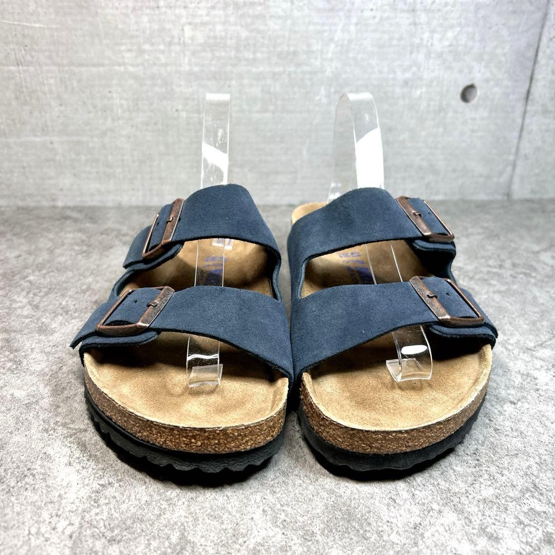 ほぼ新品【BIRKEN STOCK】チューリッヒ/コンフォートサンダル/ネイビー