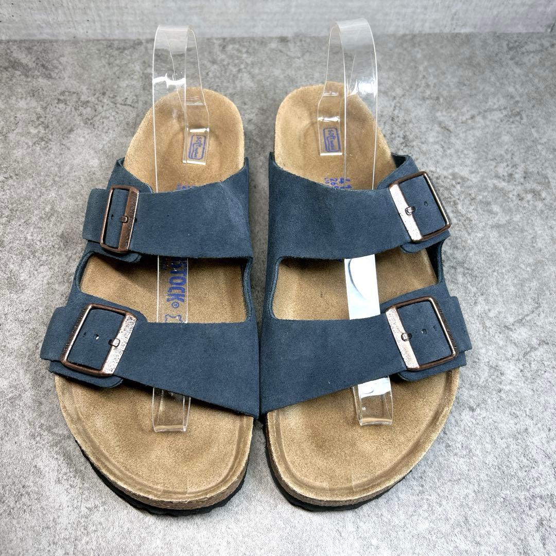 ほぼ新品【BIRKEN STOCK】チューリッヒ/コンフォートサンダル/ネイビー