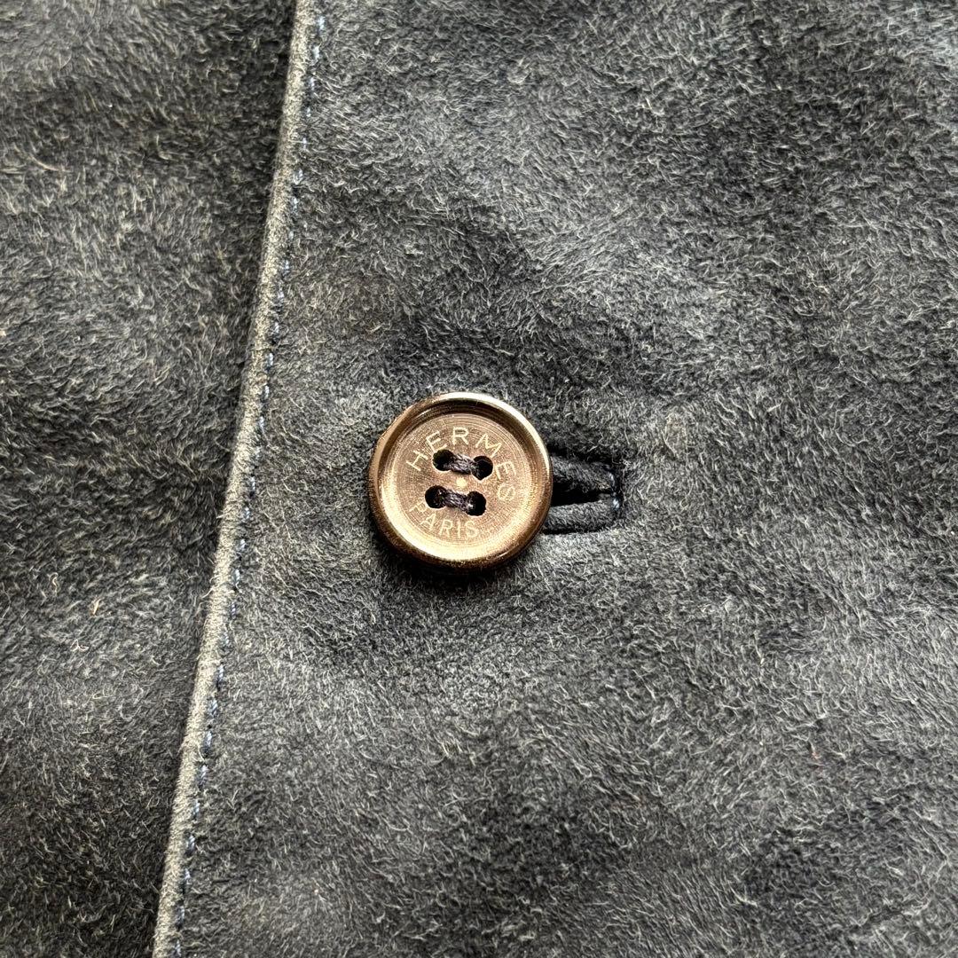 HERMES エルメス CHASSE au BOIS 森の狩猟 スエード ベスト