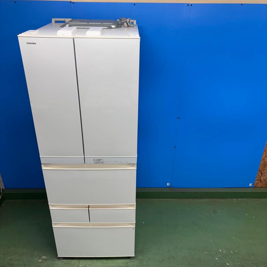 576 関東配送　冷蔵庫　大型　500L強　6ドア　観音開き　半年保証