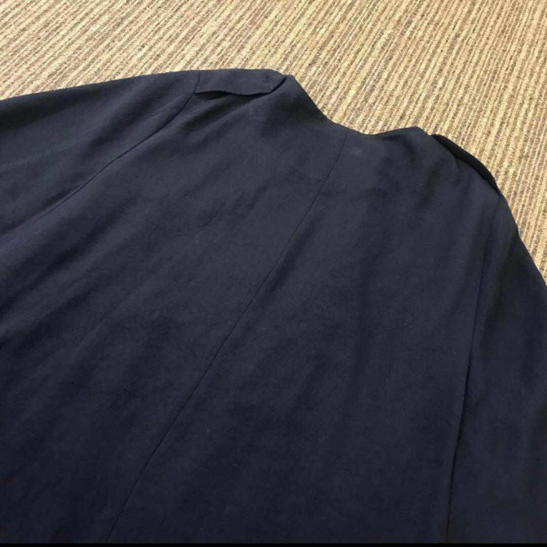 MAR トレンチポンチョコート　ネイビー