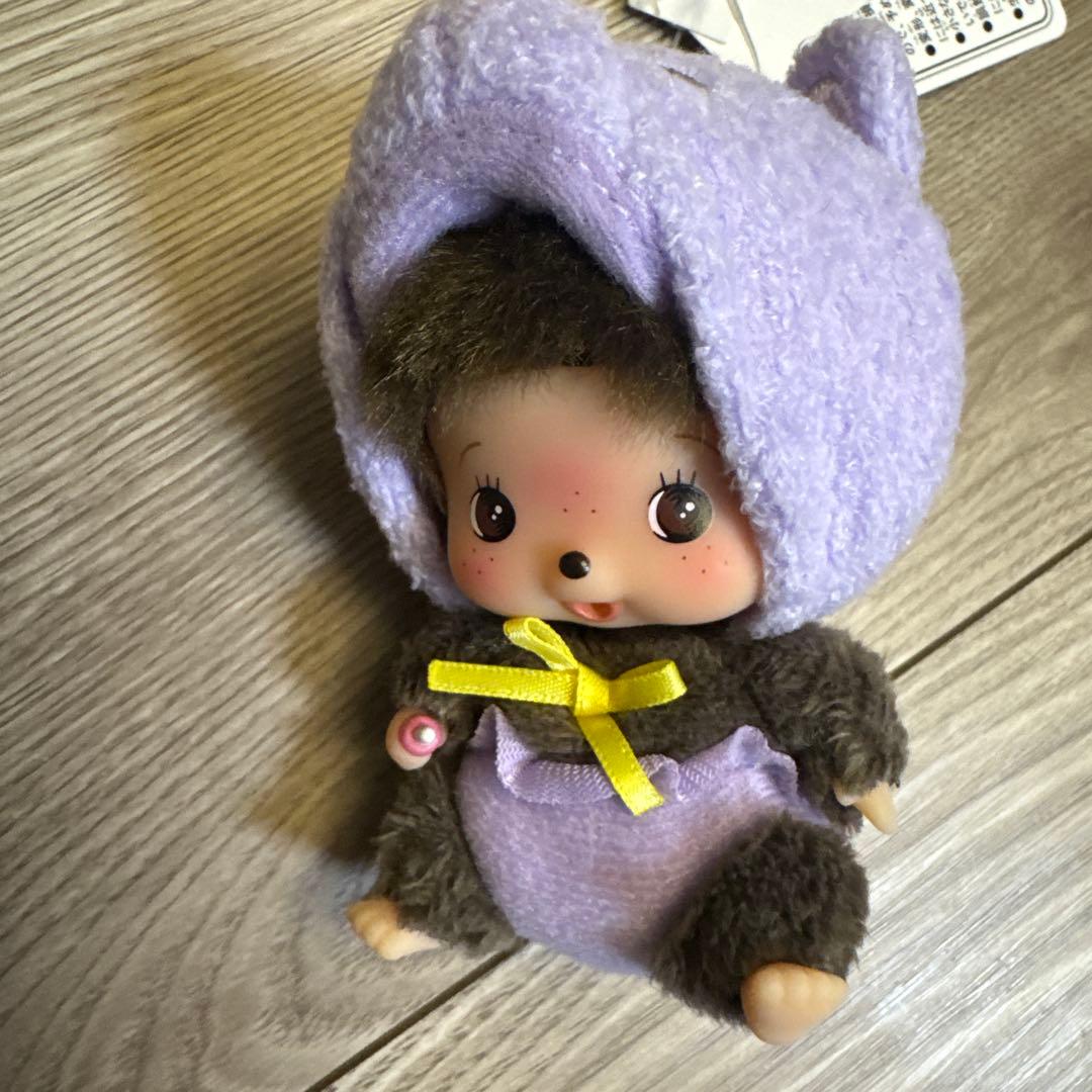 アニマルベビチッチ顔でかキーチェーンねこ.くま2個セット