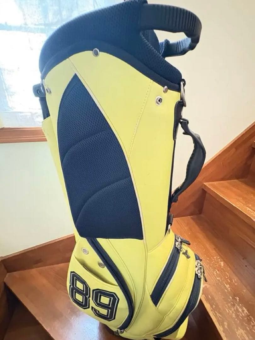 PEARLY GATES キャディバッグ ＆ヘッドカバーセット89 イエロー