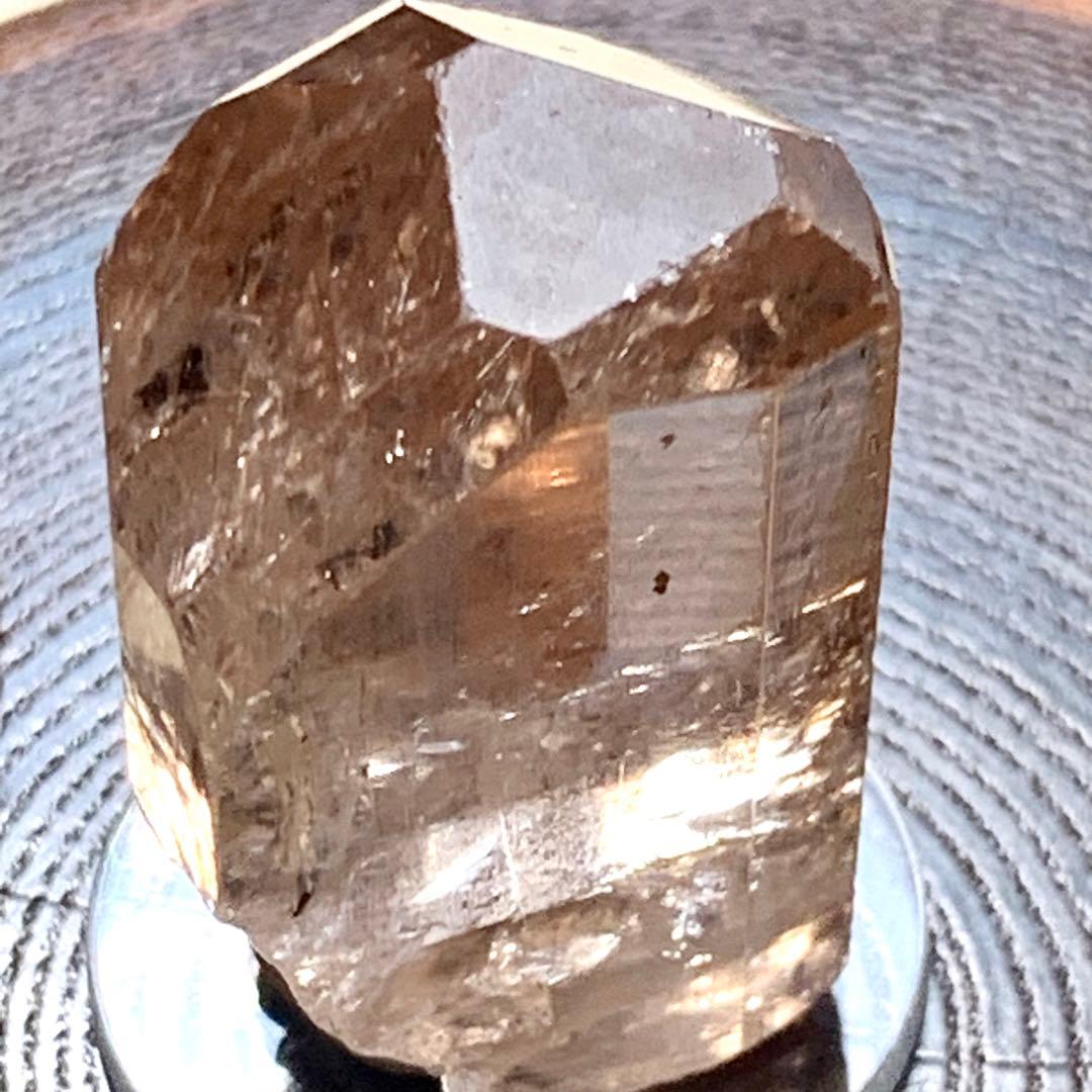 美し過ぎるピーチカラートパーズ原石161ct/非加熱/鉱物標本