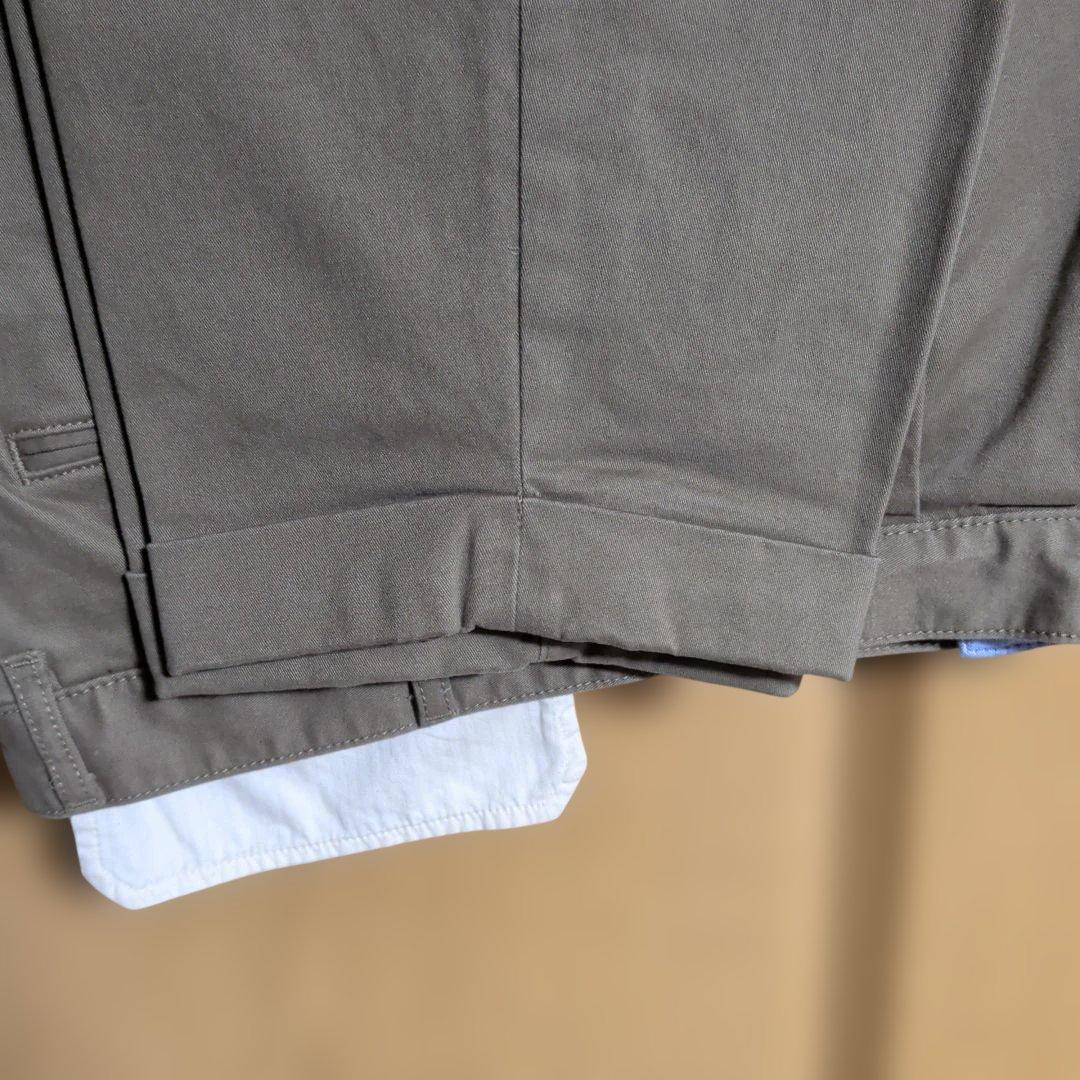 BEAMS PLUS ビームスプラス　ツープリーツテーパードパンツ