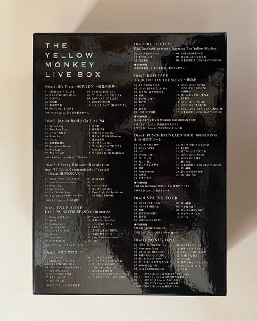 ミュージック THE YELLOW MONKEY LIVE BOX 10DVD