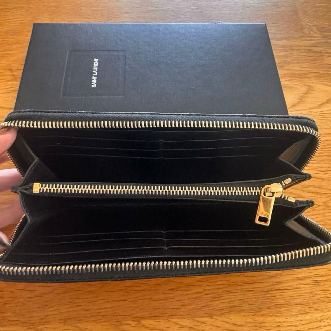 【SAINT LAURENT 】イヴサンローラン フルジップウォレット 長財布