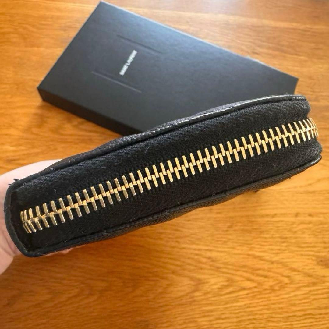 【SAINT LAURENT 】イヴサンローラン フルジップウォレット 長財布