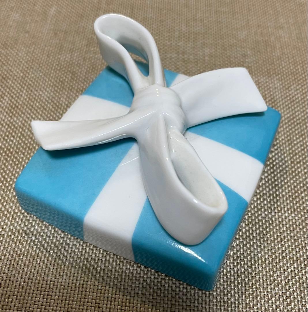 ティファニー Tiffany & Co. ミニブルーボウボックス　小物入れ