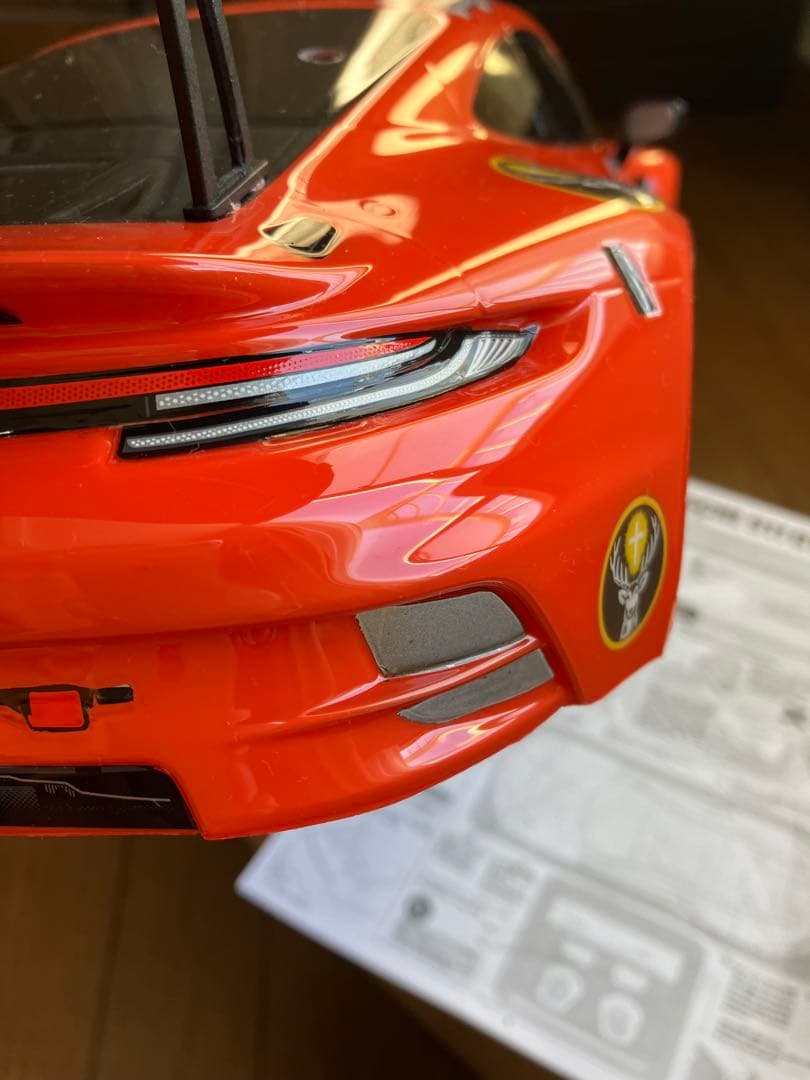 タミヤPorsche 911 GT3 R Jägermeister 風ボディ