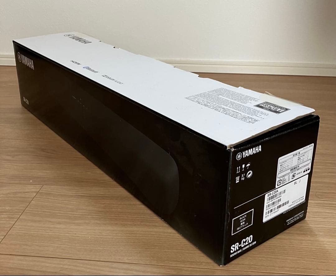 【kaoru様分】ヤマハ(YAMAHA) コンパクトサウンドバー SR-C20A