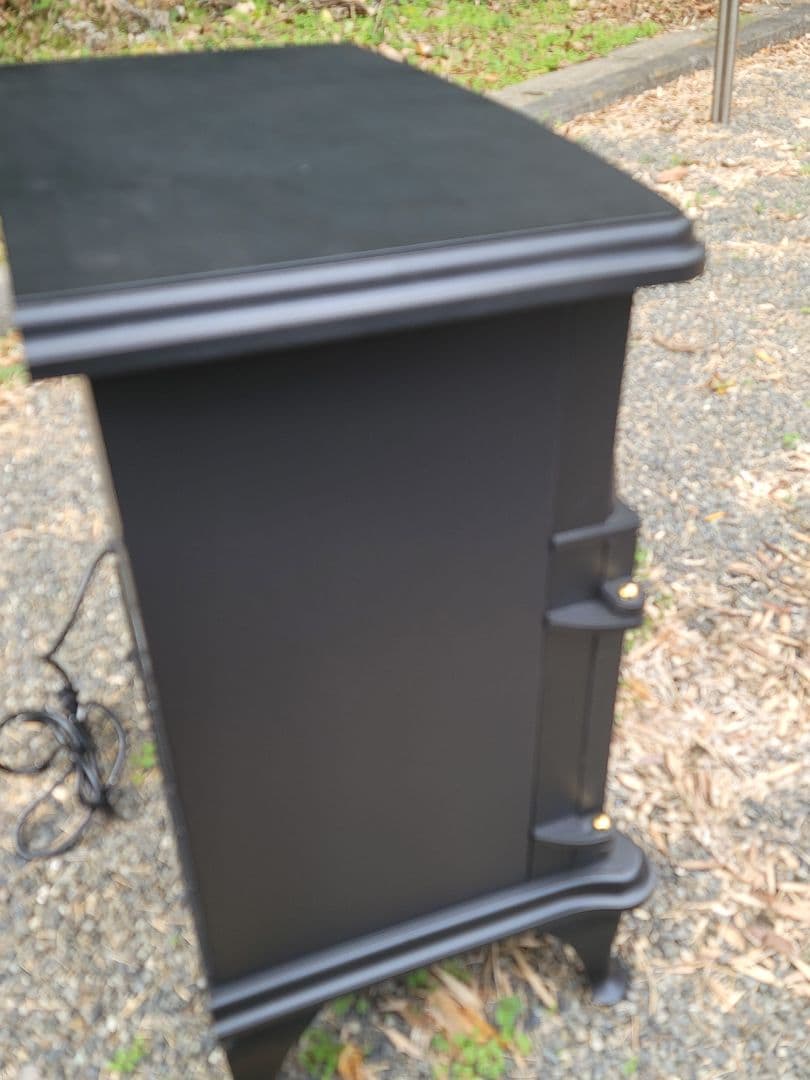 美品 ワイド暖炉型ファンヒーター 2017年 BLT-999B-3-BK ニトリ