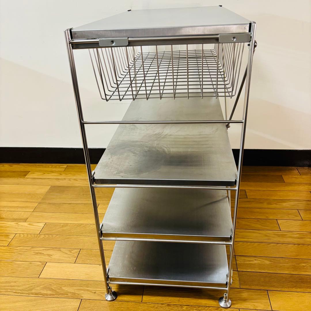 無印良品　ステンレスユニットシェルフ・ステンレス棚　送料込み