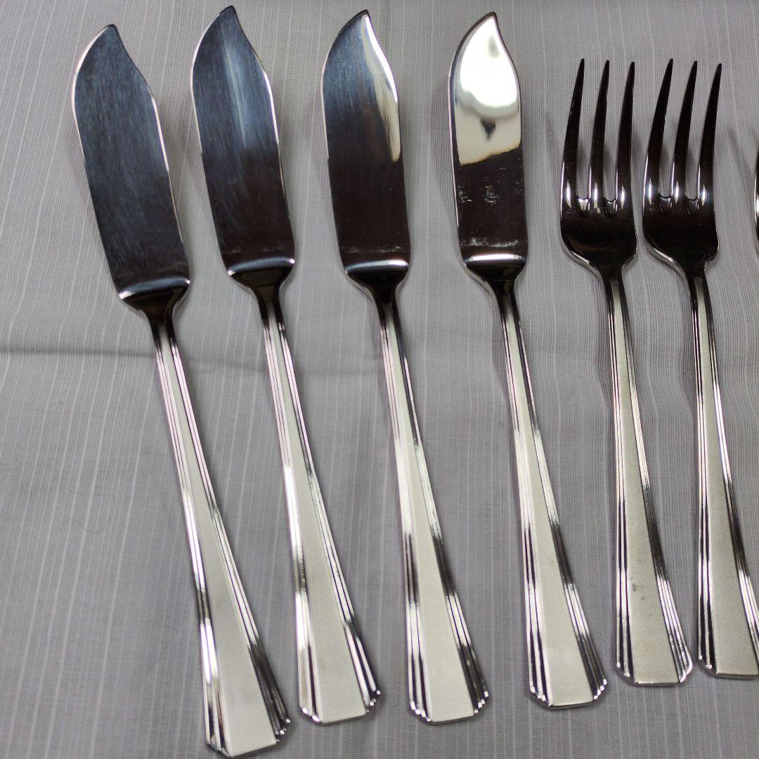 美品 クリストフル フィッシュナイフ&フォーク 4セット