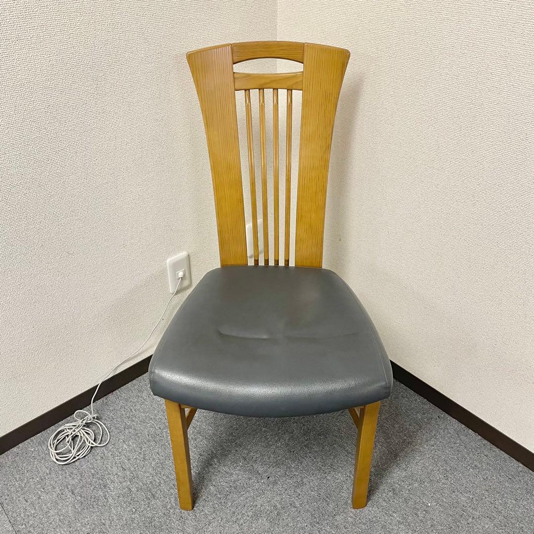 カリモク CD34モデル ダイニングチェア 合成皮革張 オーク材① F