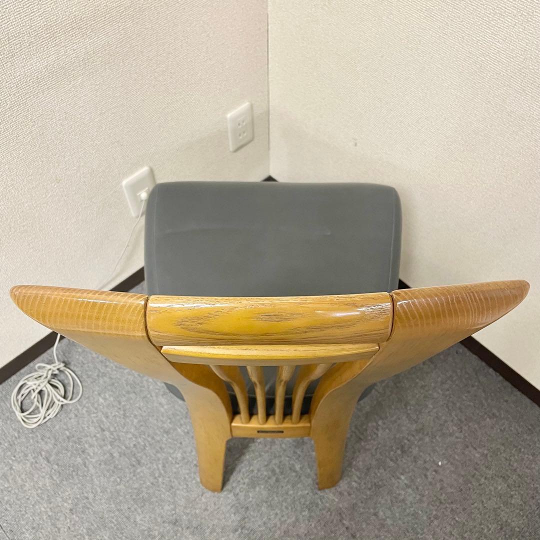 カリモク CD34モデル ダイニングチェア 合成皮革張 オーク材① F