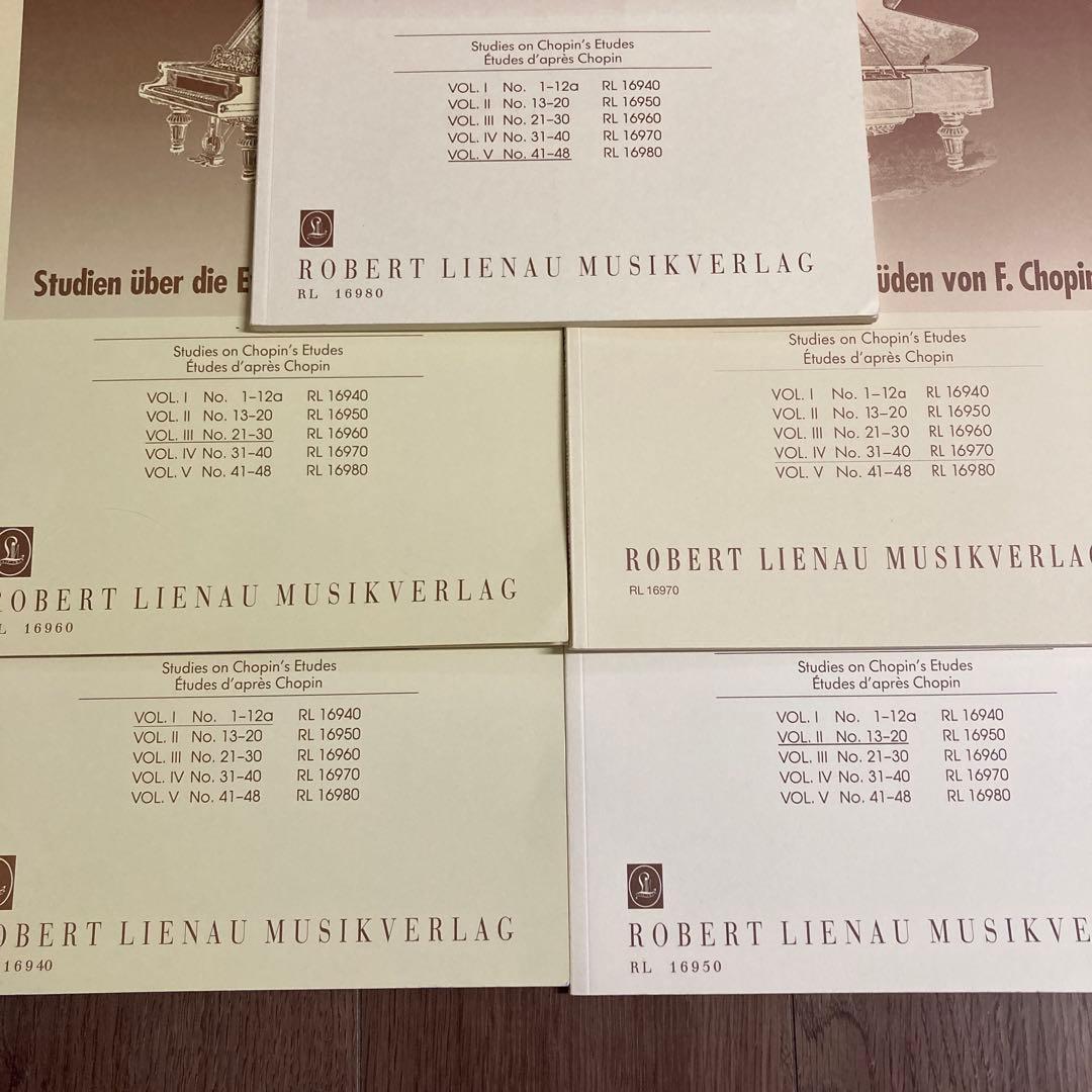 L.GODWSKY/ショパンのエチュードによる練習曲集 全5巻R.LIENAU