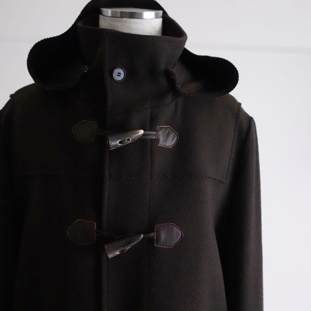 【極美品】DORMEUIL ウールダッフルコート　50 ブラウン