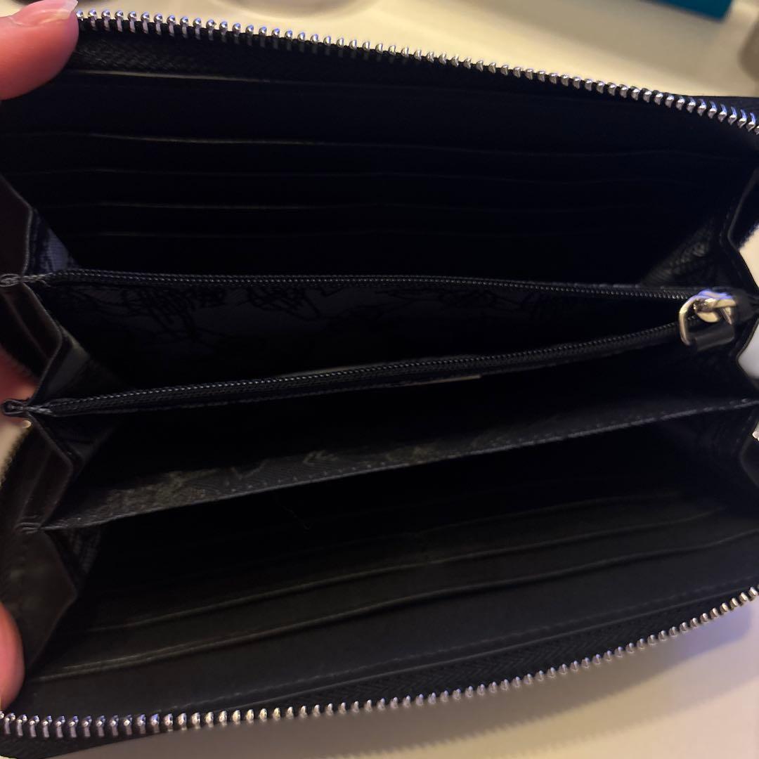 【超美品】Vivienne Westwood 長財布 マット 黒