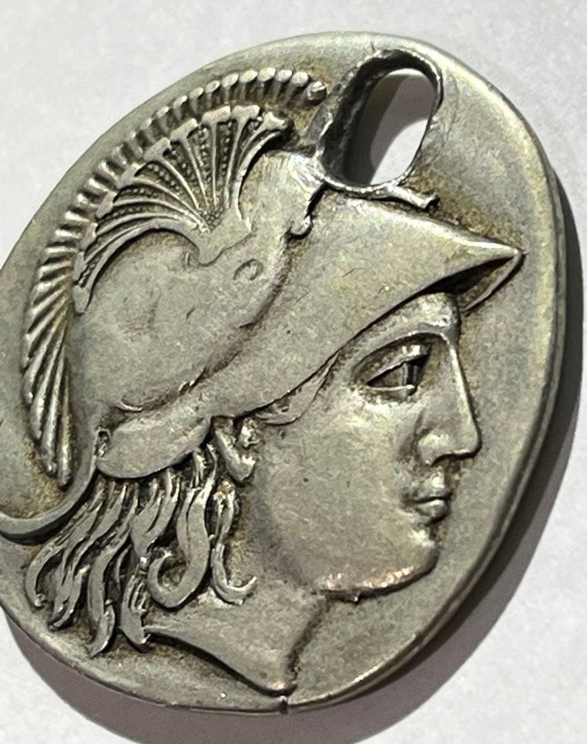 古代ギリシャ銀貨　アレキサンドリア　BC4世紀　本物